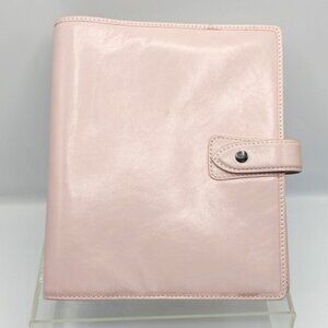 Filofax Malden A5 Leather Organizer Pink